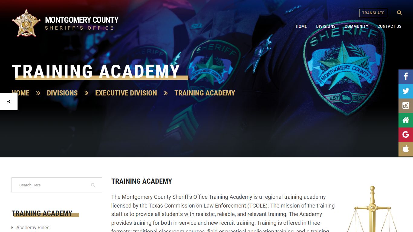 Welcome to Montgomery County Sheriff's office